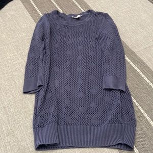 Motherhood Maternity M blue knit sweater